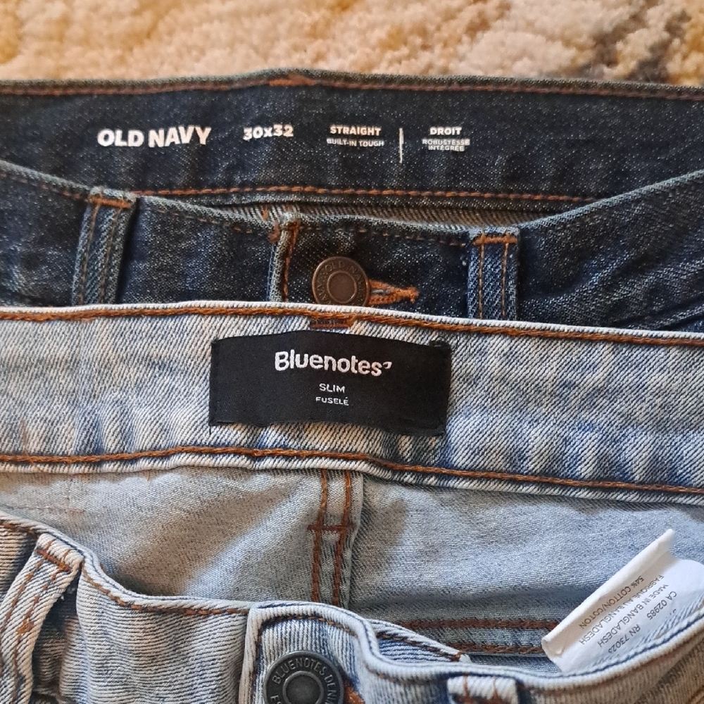 Bluenotes Skinny Jeans AND Old Navy Straight Leg Jeans MENS - Picture 2 of 9